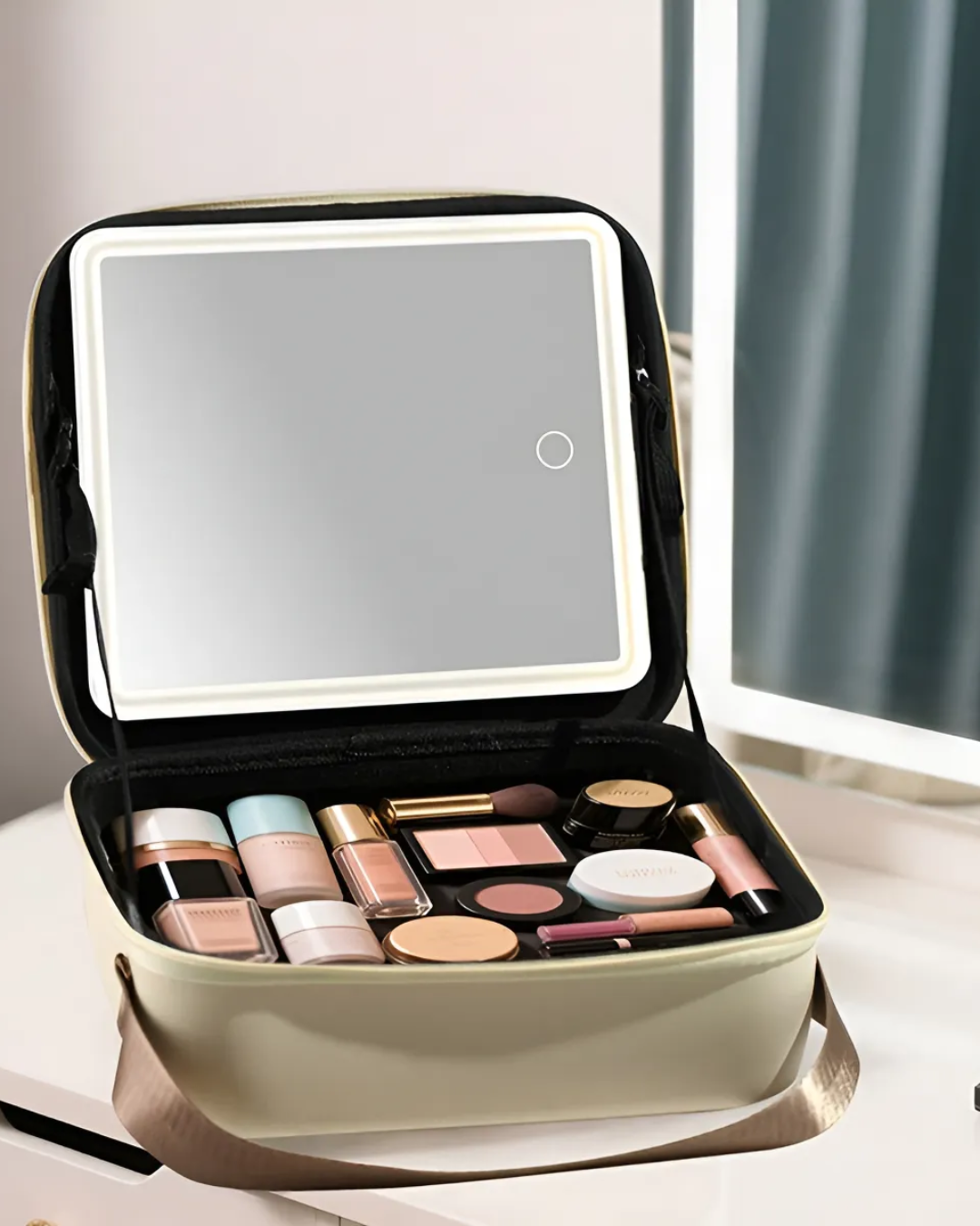 Vanity Elite: Maletín Profesional con Espejo LED